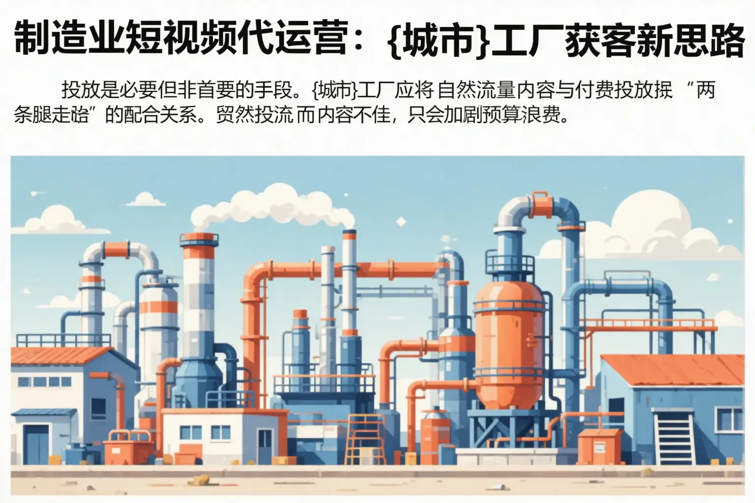 制造业短视频代运营:仁化工厂获客新思路